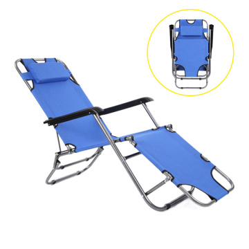 2018 Design relax folding garden chair portable camping outdoor metal folding lounge chair